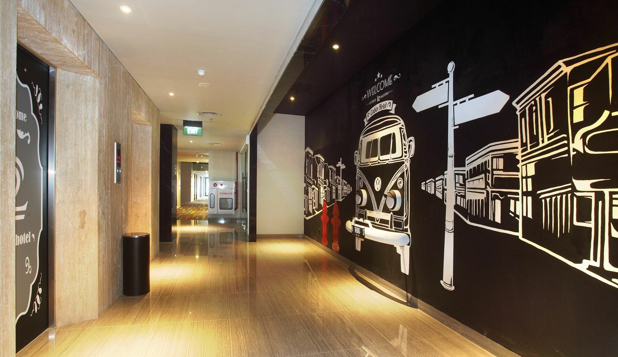 Cabin Hotel Jacarta Exterior foto